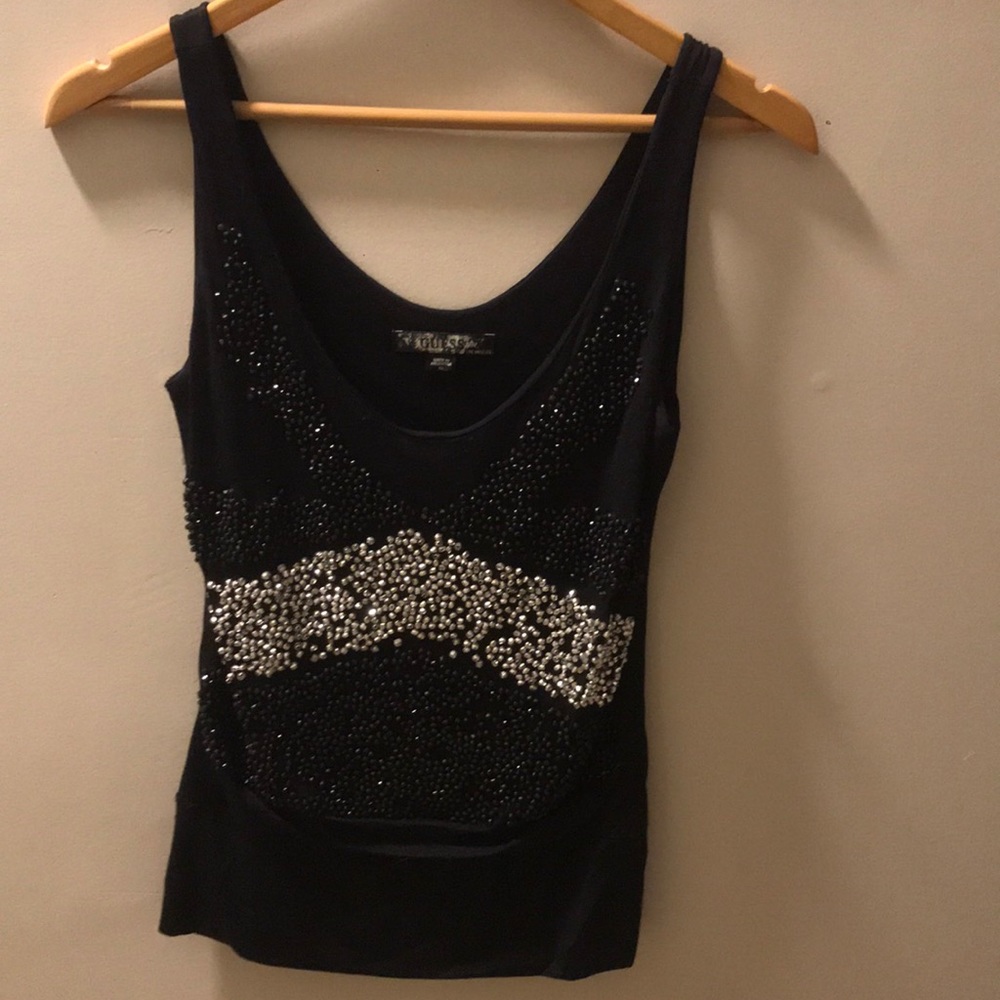 Sequin Guess Tank